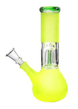 8" Colored Beaker Glass Water Pipe w/ Perc