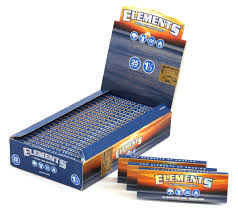 Elements Cigarette Rolling Papers 1 1/4 25Ct