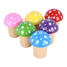 Mushroom Herb Grinder with Storage 60mm 3 Layer Portable