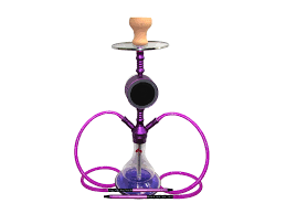HUSIC MODONA MUSIC HOOKAH  2- HOSE PURPLE