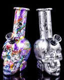 Mystic Skull Glass Mini Bong