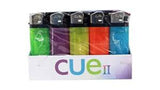 CUE II Classic Lighters, Assorted Colors 50 Count