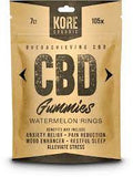 Kore CBD Gummies with No THC 12pack Display