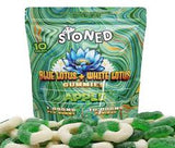 STONED BLUE MUSHROOM GUMMIES BLUE LOTUS + WHITE LOTUS 1,000MG PER GUMMY 10,000MG PER BAG