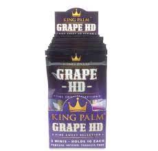 KING PALM 5 Mini Rolls – Grape HD 15PK DISPLAY