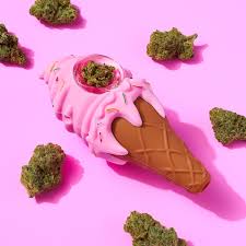 Ice Cream Cone Silicone Pipe