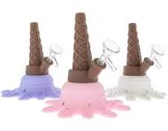 SILICONE HAND PIPE MELTED ICE CREAM CONE