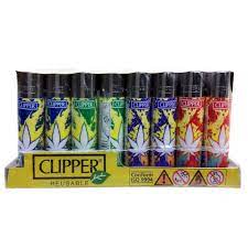 CLIPPER:CLIPPER REUSABLE LIGHTER LEAF ART