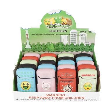 Eagle Torch SmokEmojis Green Square Torch 20ct (S113G)