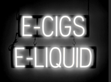 E-CIGS LED WHITE FUCHSAI 79.5X25X4CM