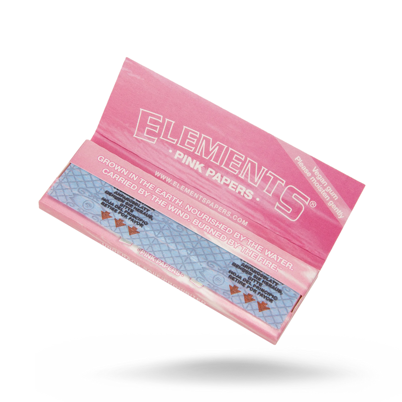 Elements Pink 1 1/4 Size Rolling Papers