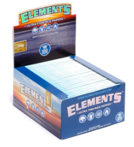 ELEMENTS ULTRA THIN RICE PAPERS 50 PER BOX  KING SIZE