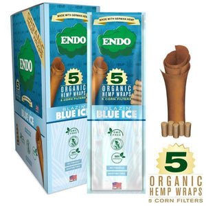 Endo 5 Pack Hemp Wraps With 5 Corn Filters