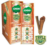 ENDO Organic Hemp Wrap & Cones Triple Double - Various Flavors - (15 Count Display)