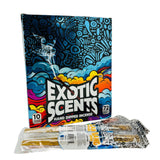 Exotic Scents Hand Dipped Incense - 10 Counts Per Pack - 72 Packs Per Box