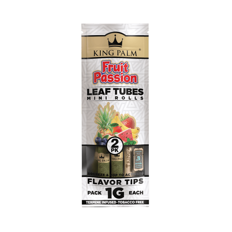 King Palm Leaf Tubes 2 Mini Rolls 20PER BOX