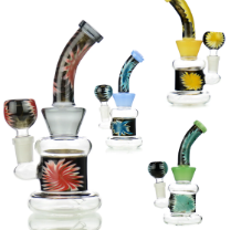 Reversal Sticker Water PIpe with 14mm Male Bowl