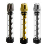 Glas Blunt Twist mit Metallspirale 9 cm