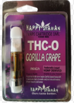 HAPPY SHAMAN THCO PRE-ROLL 60CT GORILLA GRAPE