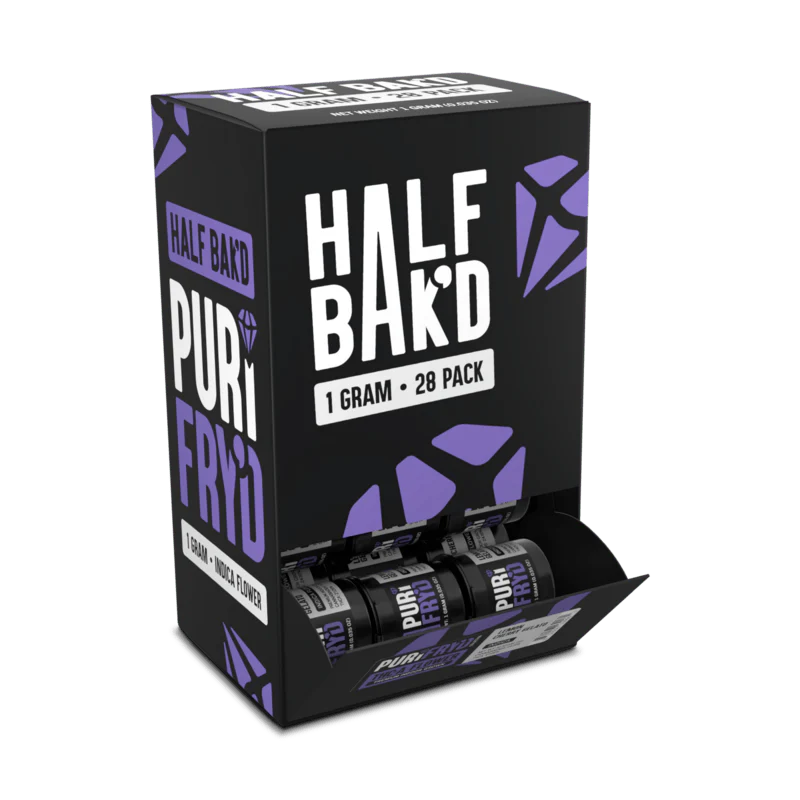 HALF BAK'D PURIFRYD INDOOR THCA FLOWER 1G 28CT