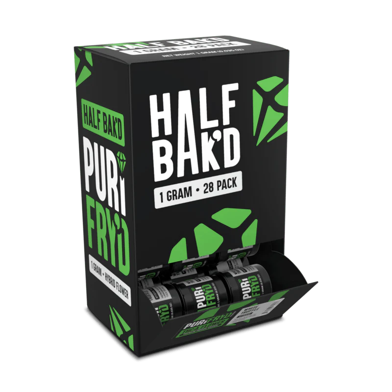 HALF BAK'D PURIFRYD INDOOR THCA FLOWER 1G 28CT