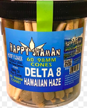 HAPPY SHAMAN DELTA8 PREROLLS HAWAIIAN HAZE