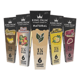 King Palm Flavored 6pk – 1 1/4 Size Hemp Cones