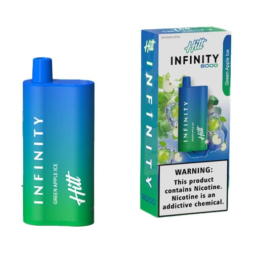 Infinite Hitt Deposable 8000 Puffs. Green Apple Ice