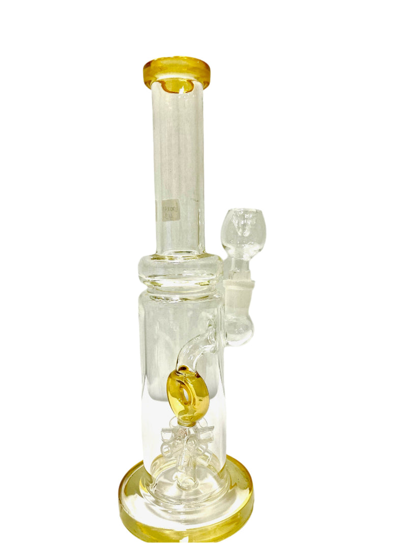 10" GLASS CHAMBER WATER BONG PIPE