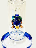 20" Double  Glass Perc Fancy Acrylic Water Pipe