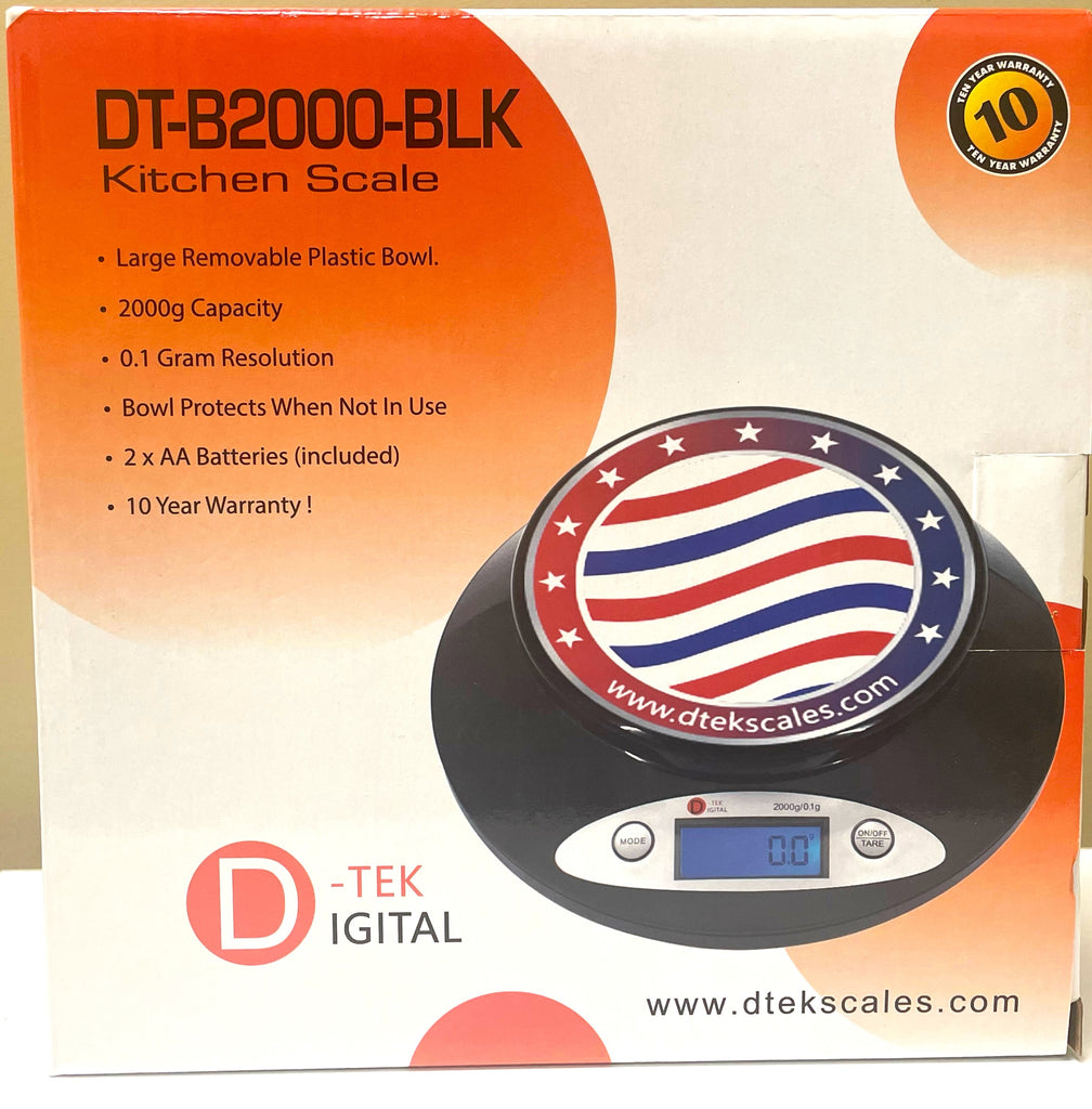 Digital-TEK DT-B2000-BLK Kitchen Scale