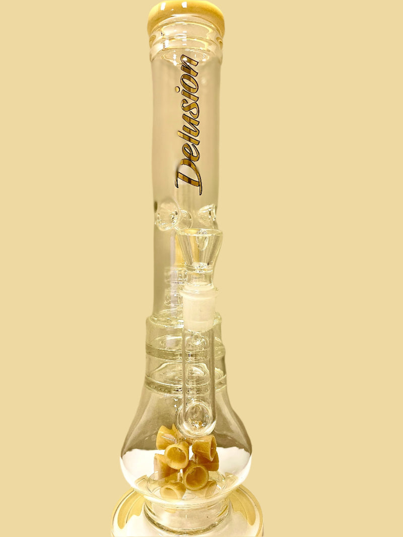 16" DELUSION DUAL Chamber Water Pipe