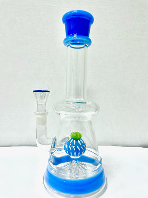 10" GLASS CHAMBER WATER BONG PIPE