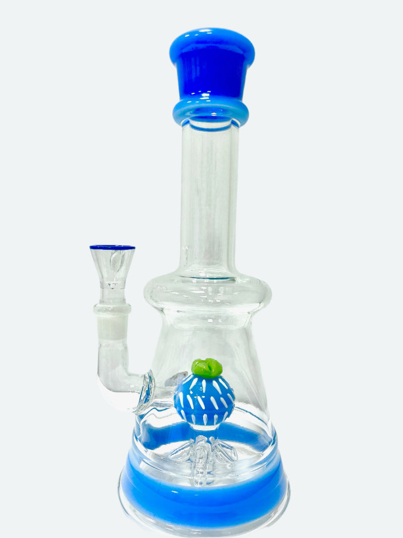10" GLASS CHAMBER WATER BONG PIPE