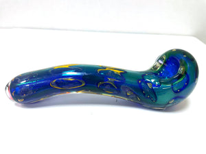 4" Curved Glass Sherlock Pipe