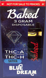 BAKED THC-A THC-H 3GRAM DISPOSABLE