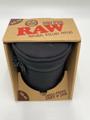 RAW MASON JAR IN SMELL PROOF CASE 16OZ