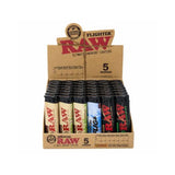 RAW Flighter 5 Design Lighter Refillable Electronic 30 pack