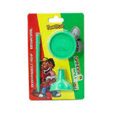 HONEYPUFF Portable Plastic Herb Grinder Kit 2 Lay Ø 42 Tobacco Grinder, 32 mm Funnel, 91 mm Joint Holder
