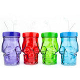 5.5" Skull Cup Oil Burner Bubbler Water Pipe