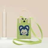 MIX DESIGN KNIT HANDBAG