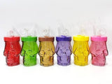 5.5" Skull Cup Oil Burner Bubbler Water Pipe