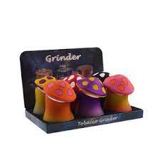 Mushroom 4 Layer Zinc Alloy Herb Grinder