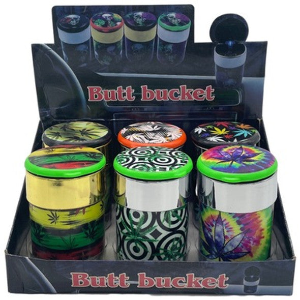 Butt Bucket Ashtray Display 6ct
