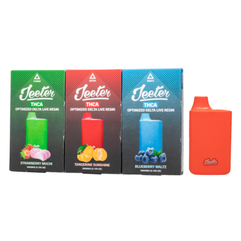 JEETER OPTIMIZED LIVE RESIN THC-A DISPOSABLE VAPE - 3ML