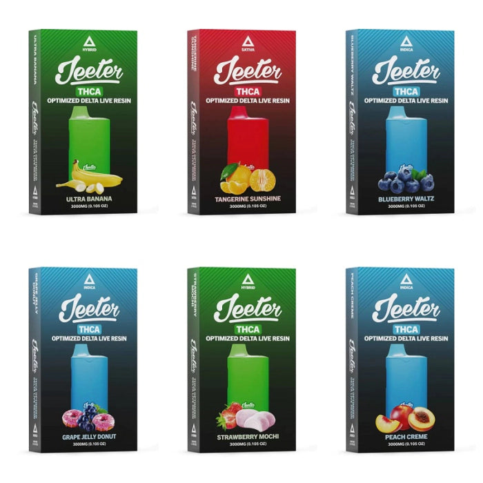 JEETER OPTIMIZED LIVE RESIN THC-A DISPOSABLE VAPE - 3ML