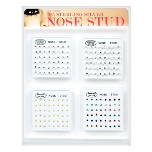 925 STERLING SLIVER NOSE STUD 192 Set DISPLAY