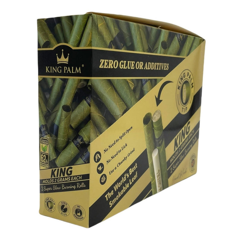 King Palm King Size 2pk Natural Leaf Tubes - 20ct