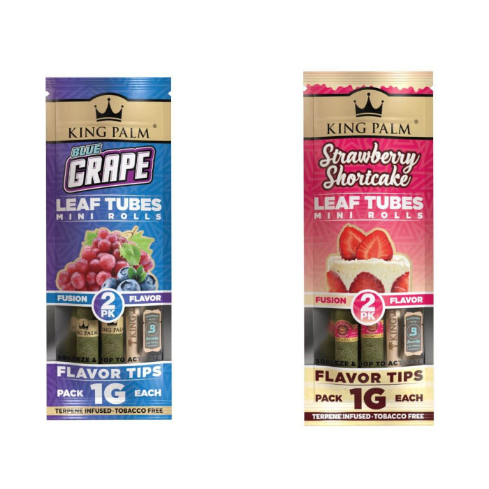 King Palm Leaf Tubes 2 Mini Rolls 20PER BOX