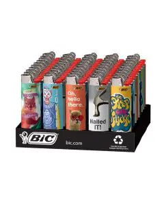 BIC Special Edition  Series Maxi Pocket Lighters-50-count lighter tray